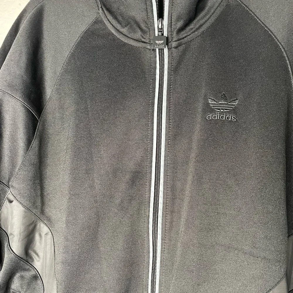 Adidas Men's Black Zip-Up Sweater